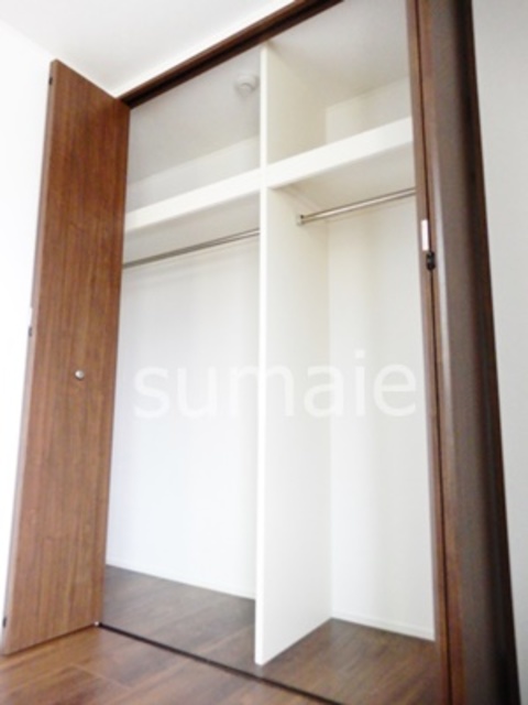 収納　しっかり収納できるクローゼット。