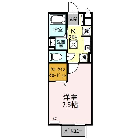 ディアコート城山の間取り写真