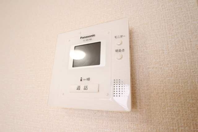 セキュリティ　モニター付きで安心です