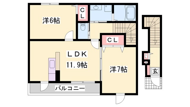 ソレアードIIIの間取り写真