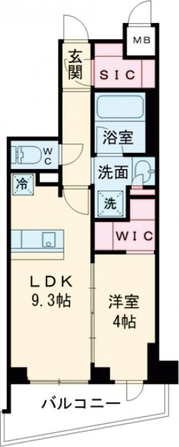 AIFLAT明大前の間取り写真