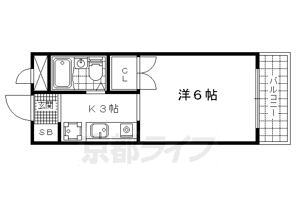 ぼなーる東野の間取り写真