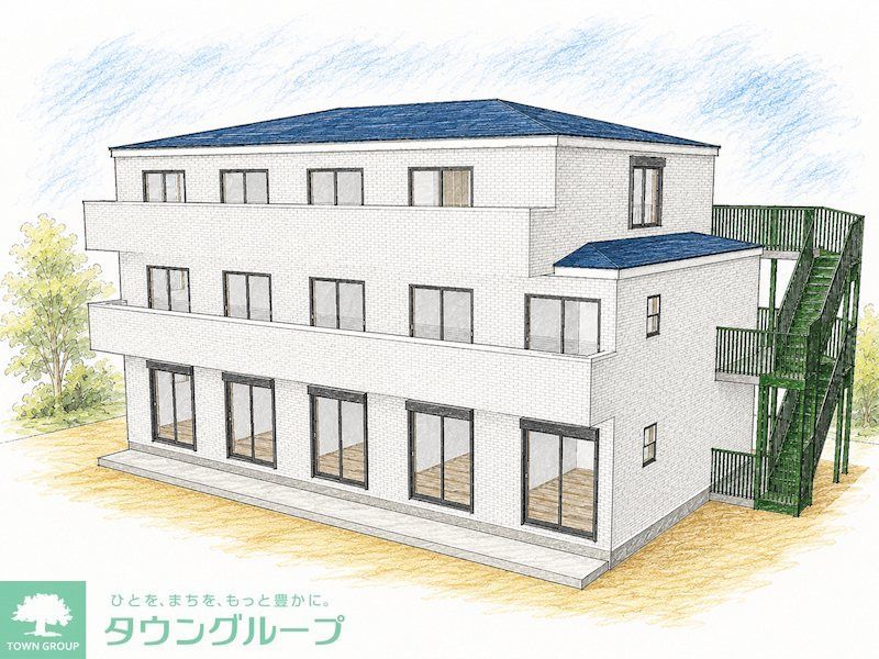 建物外観　防音仕様のQUIETシリーズ物件登場！！外観イメージイラス…