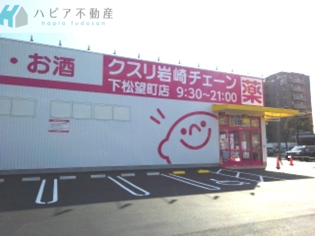 ドラックストア　クスリ岩崎チェーン下松望町店（ドラッグストア）まで450m