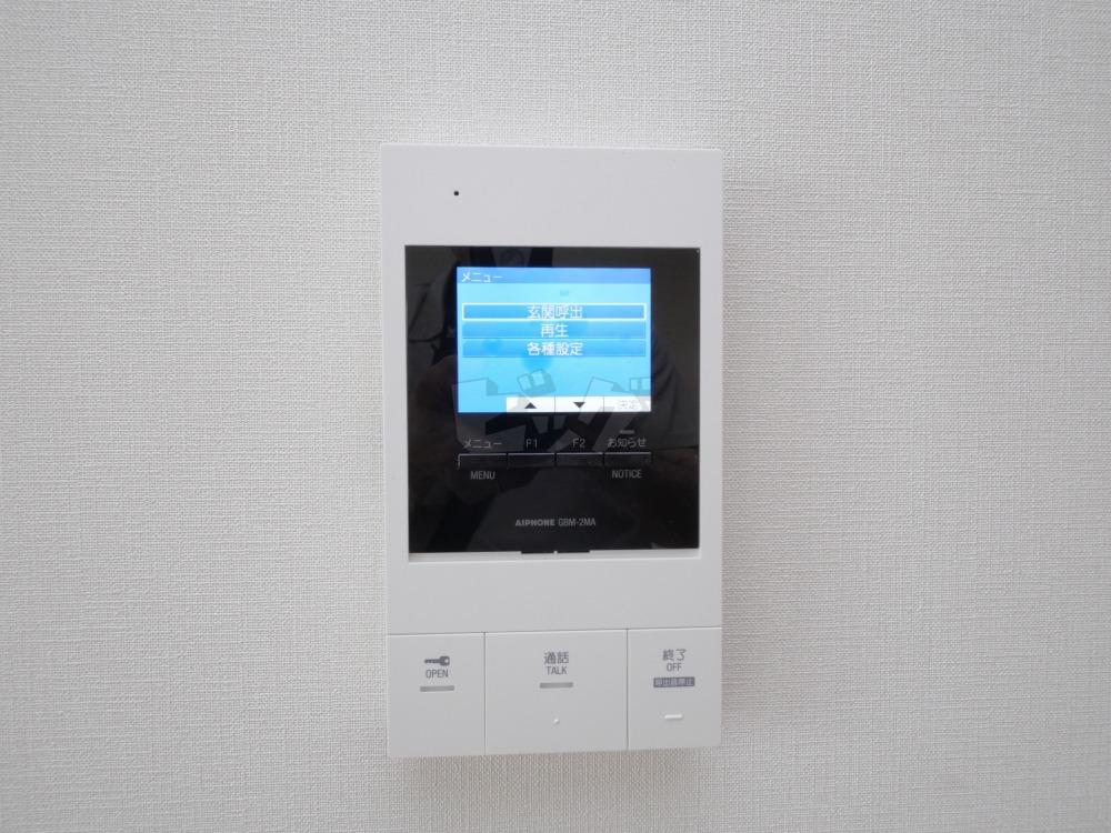 セキュリティ　TVモニターホンでお客様のお顔も見えて安心です！