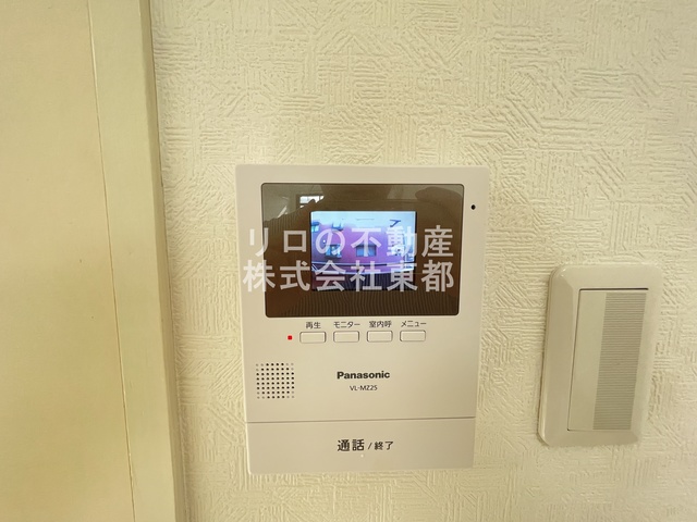 セキュリティ　訪問者が一目で分かるＴＶモニタ付インターホンです！