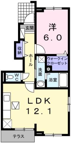 ライトブレス Bの間取り写真