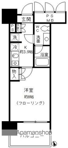 ＪＲ京浜東北線 田町駅 徒歩15分 14階建 築17年の間取り写真