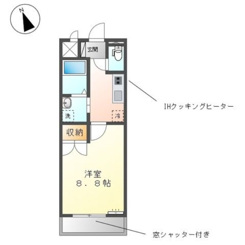 ワイズ パラシオンの間取り写真