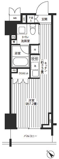 レジディア渋谷の間取り写真