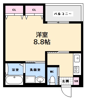 広島電鉄本線 天満町駅 徒歩2分 3階建 新築の間取り写真