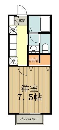 サンデューク恋ヶ窪IIの間取り写真