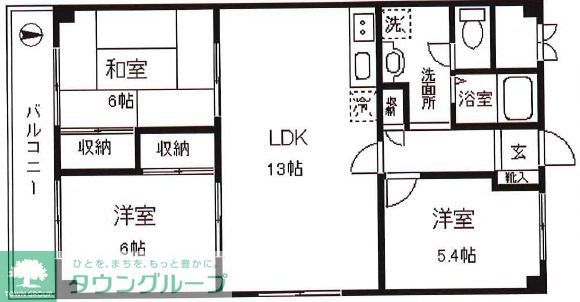 PLENDY北小金の間取り写真