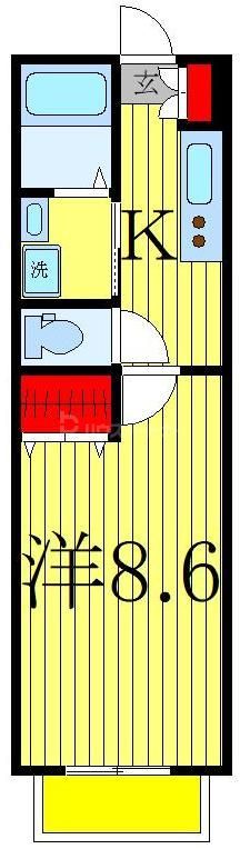 セナリオフォルム北小金の間取り写真