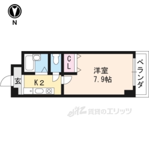 VILLARUHEの間取り写真