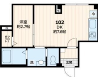 都営浅草線 本所吾妻橋駅 徒歩9分 3階建 築6年の間取り写真