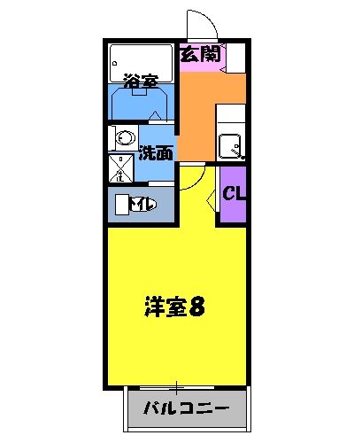 Dias Town大清水 E棟の間取り写真
