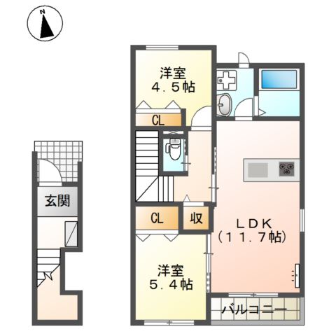 CEDAR RBの間取り写真