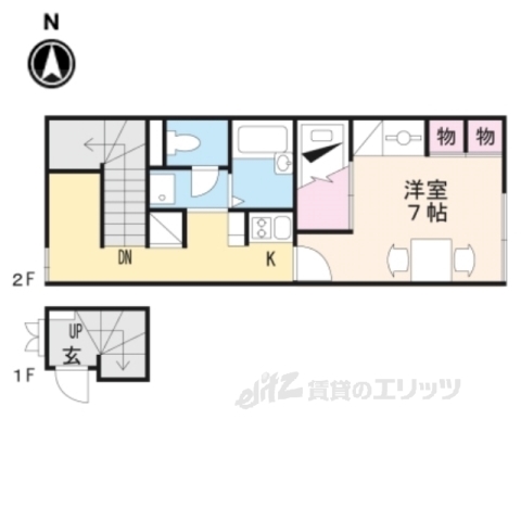 レオパレスSOUBIの間取り写真