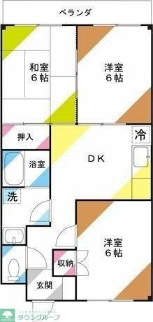 細井第二ビルの間取り写真