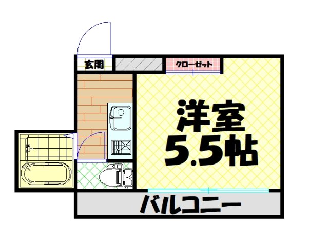 ウェルネス上本町の間取り写真