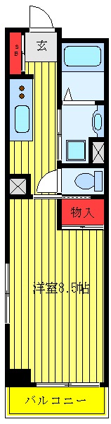 ソレイユ中板橋の間取り写真