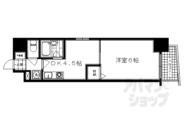 エスリード京都河原町第3の間取り写真
