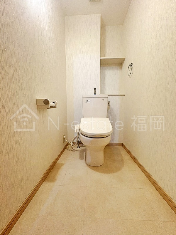 地下鉄空港線 藤崎駅 徒歩5分 7階建 築20年のトイレ写真