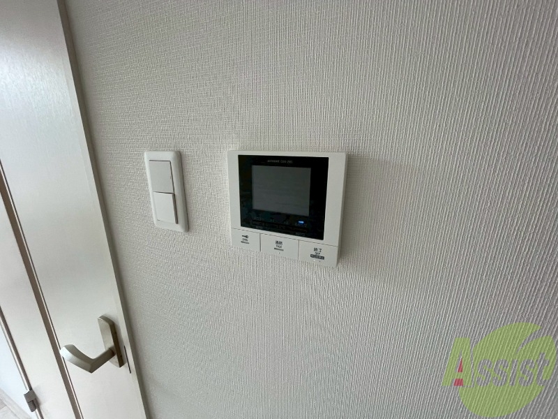セキュリティ　ＴＶモニター付インターホンです。来客者の顔が見えるので安心！