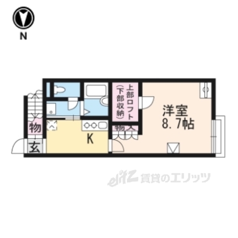 レオネクストカストル雄の間取り写真