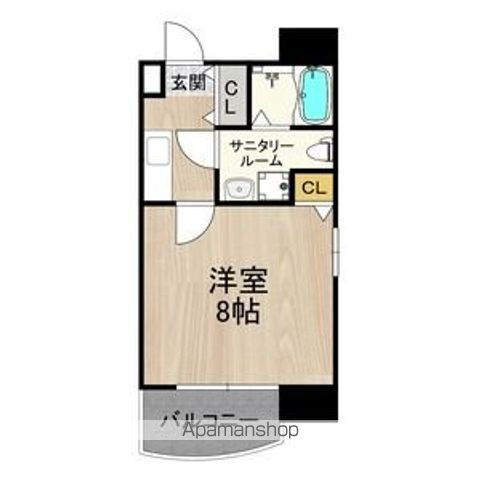 ドゥエリング桜川の間取り写真
