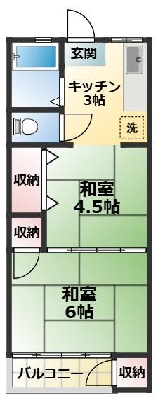 矢切ビルの間取り写真