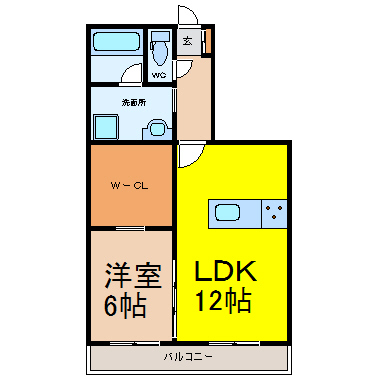 地下鉄東山線 本郷駅 徒歩4分 4階建 築41年の間取り写真