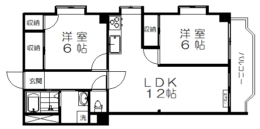 ロイヤル141の間取り写真