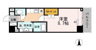 グランディーノ早稲田の間取り写真