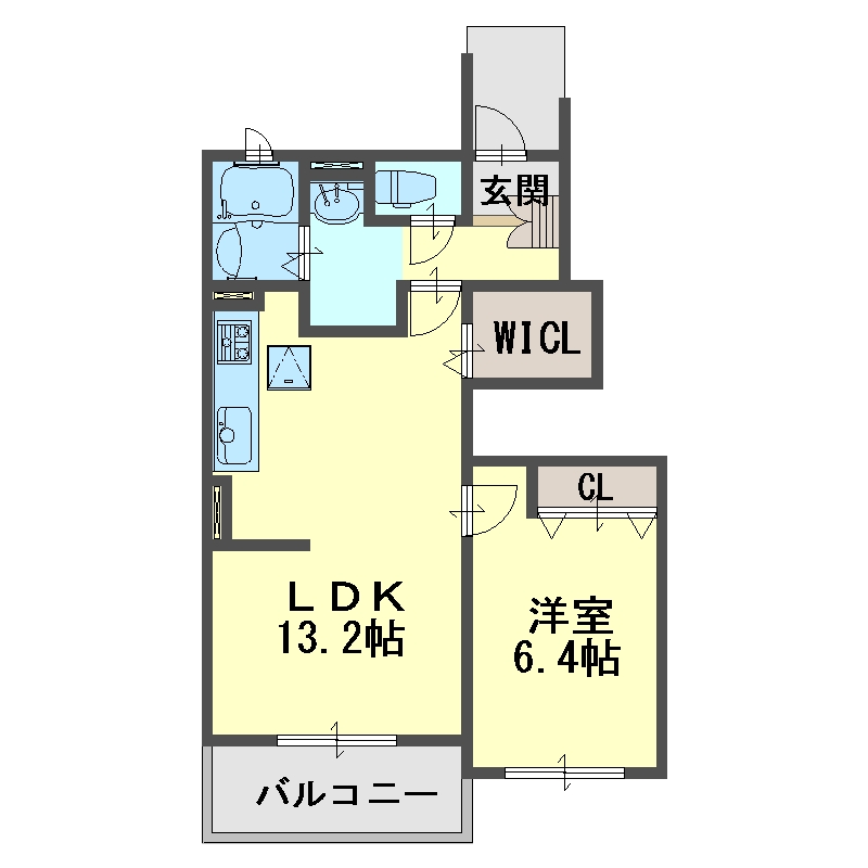 アンリシールIの間取り