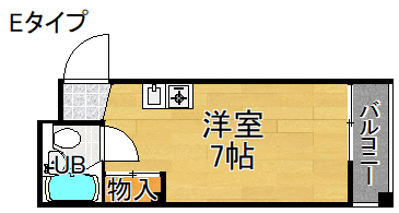 粉浜ハイツの間取り