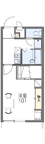 【レオパレスシンフォニー成東の間取り】