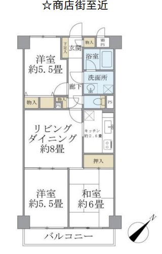 ニックハイム北品川の間取り