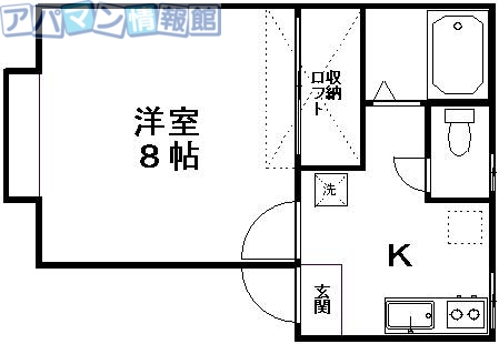 メゾンアンデスの間取り