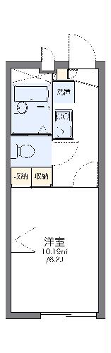 レオパレスエキノックスＡの間取り