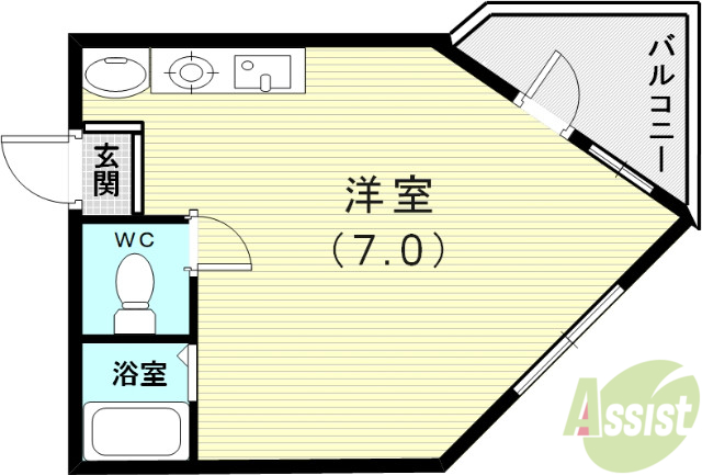 エリス池上の間取り