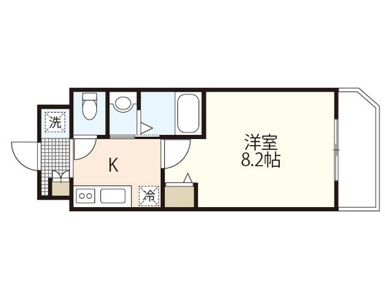 【広島市安芸区矢野西のマンションの間取り】