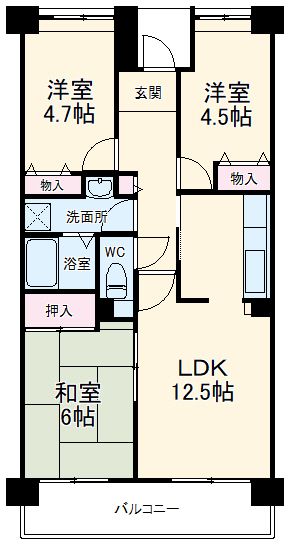 コーポレート鷺沼の間取り