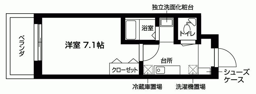 レジディア神戸ポートアイランドノースの間取り