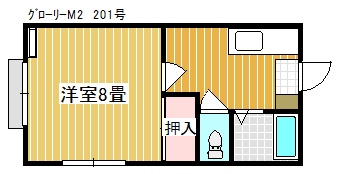 グローリーM2の間取り