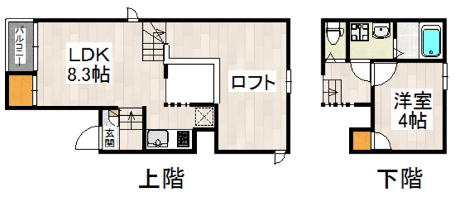 CB東比恵アトラスの間取り