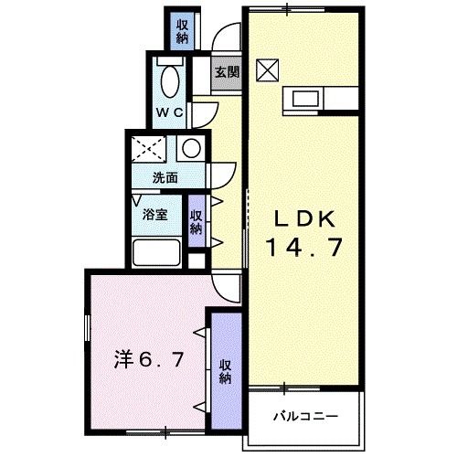 【チューリップ　アベニュー　IIの間取り】