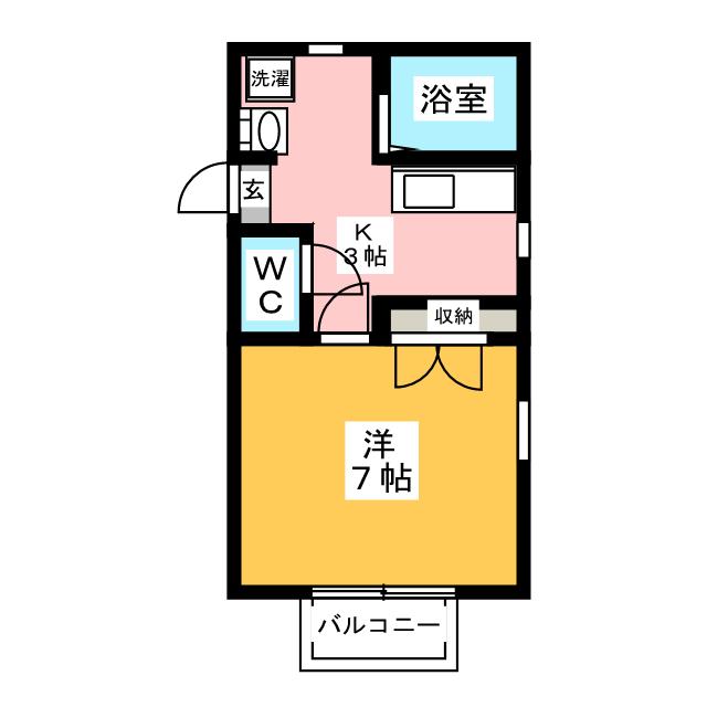 エムロード　Ａの間取り