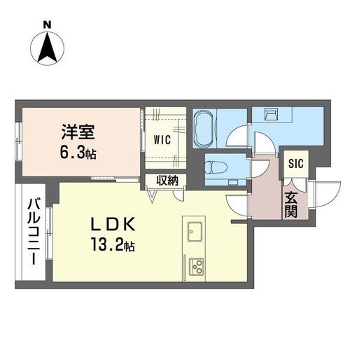 クレール　ド　リュンヌの間取り